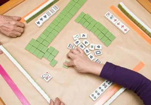 Setting up mahjong tiles