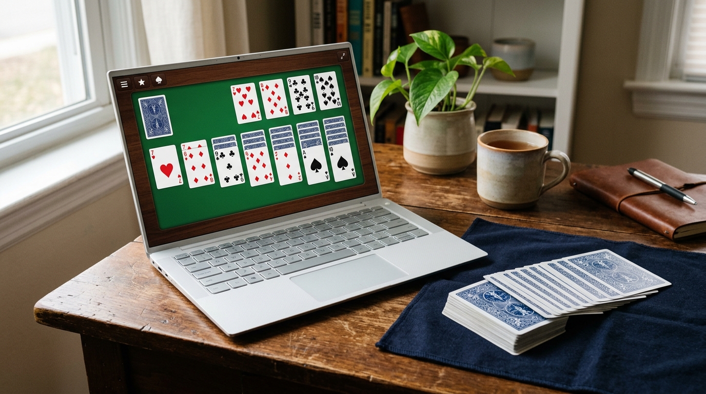 Solitaire strategy illustration for Bliss Solitaire